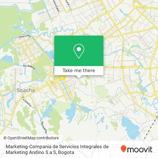 Marketing-Compania de Servicios Integrales de Marketing Andino S a S map