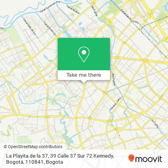 La Playita de la 37, 39 Calle 37 Sur 72 Kennedy, Bogotá, 110841 map