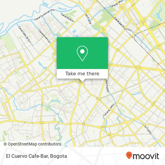 El Cuervo Cafe-Bar map