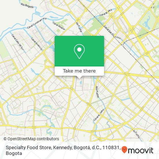 Specialty Food Store, Kennedy, Bogotá, d.C., 110831 map