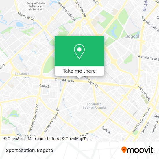 Sport Station map