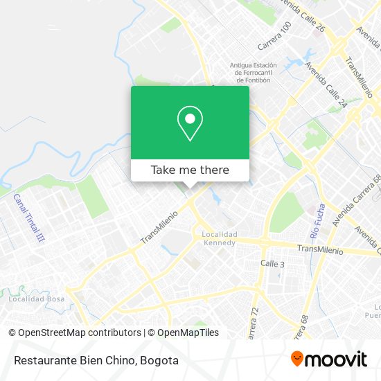 Restaurante Bien Chino map