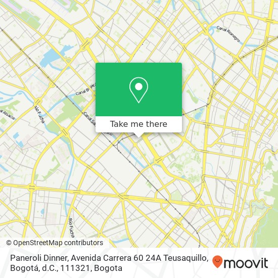 Paneroli Dinner, Avenida Carrera 60 24A Teusaquillo, Bogotá, d.C., 111321 map