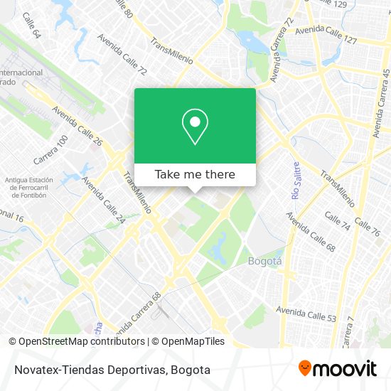 Novatex-Tiendas Deportivas map