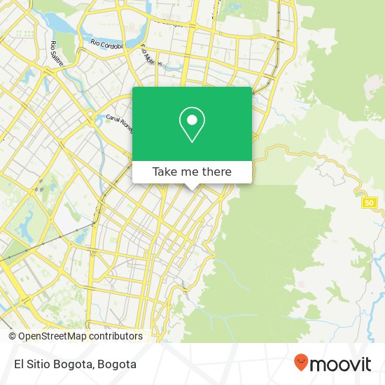 El Sitio Bogota map