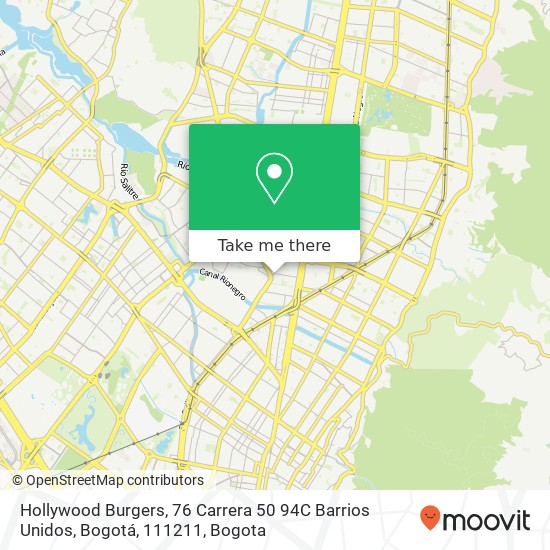 Hollywood Burgers, 76 Carrera 50 94C Barrios Unidos, Bogotá, 111211 map