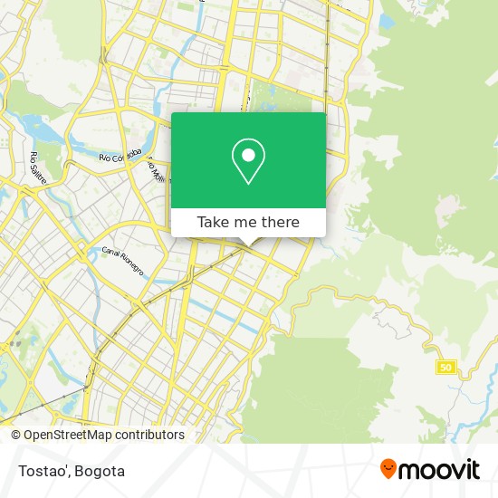 Tostao' map