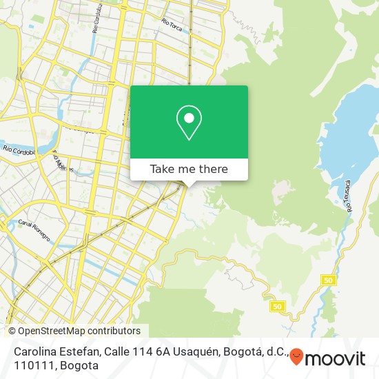 Carolina Estefan, Calle 114 6A Usaquén, Bogotá, d.C., 110111 map