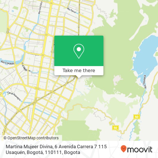Martina Mujeer Divina, 6 Avenida Carrera 7 115 Usaquén, Bogotá, 110111 map