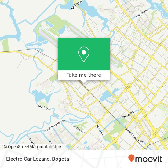 Electro Car Lozano map