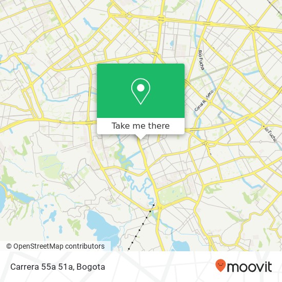 Mapa de Carrera 55a 51a
