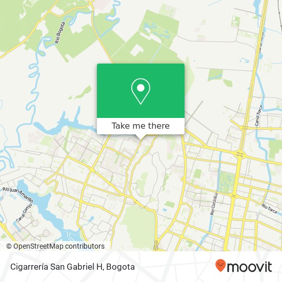 Cigarrería San Gabriel H map