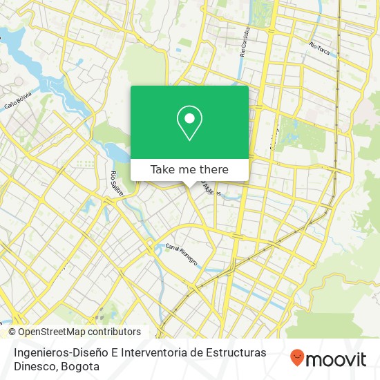Ingenieros-Diseño E Interventoria de Estructuras Dinesco map