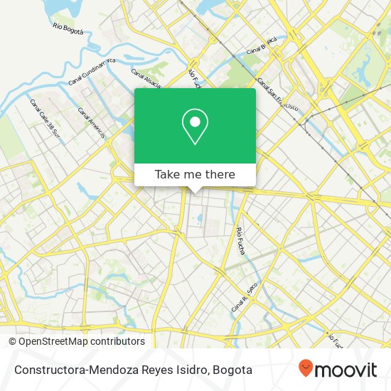 Mapa de Constructora-Mendoza Reyes Isidro