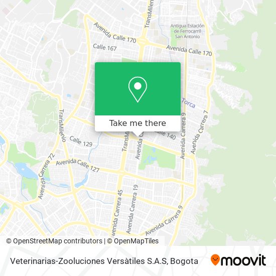 Veterinarias-Zooluciones Versàtiles S.A.S map