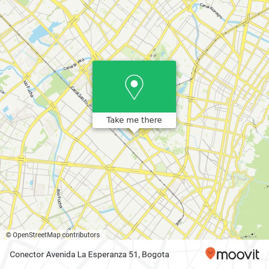 Conector Avenida La Esperanza 51 map