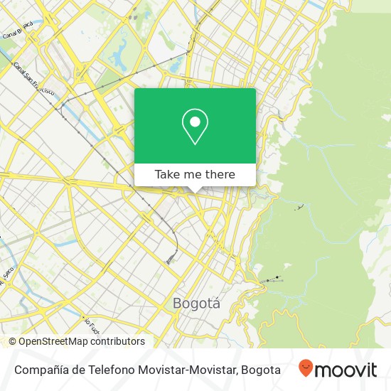 Mapa de Compañía de Telefono Movistar-Movistar