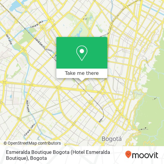 Esmeralda Boutique Bogota (Hotel Esmeralda Boutique) map