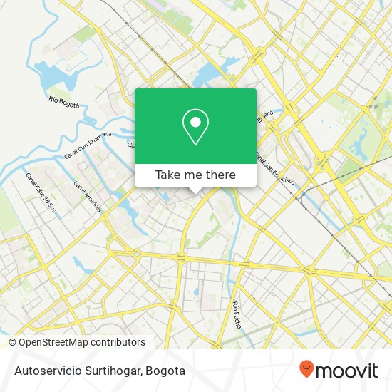 Autoservicio Surtihogar map