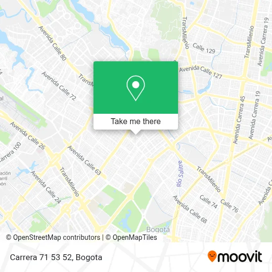 Carrera 71 53 52 map