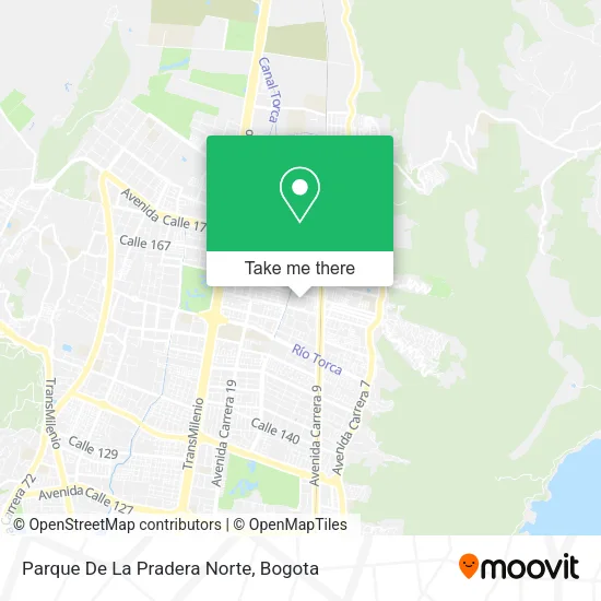Mapa de Parque De La Pradera Norte