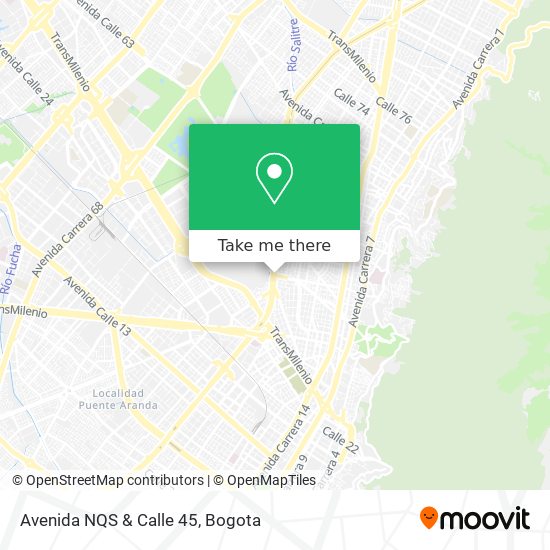 Avenida NQS & Calle 45 map