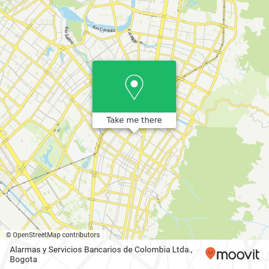 Alarmas y Servicios Bancarios de Colombia Ltda. map