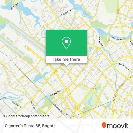 Cigarrería Punto 85 map