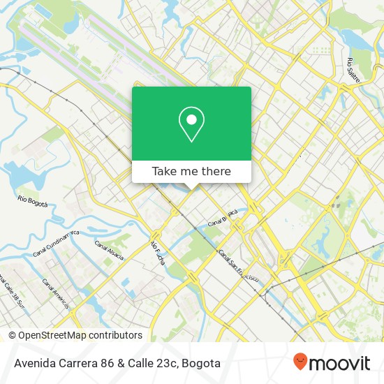 Avenida Carrera 86 & Calle 23c map