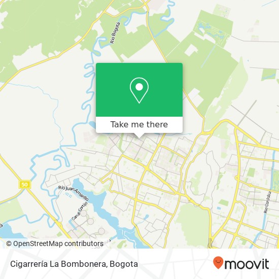 Cigarrería La Bombonera map