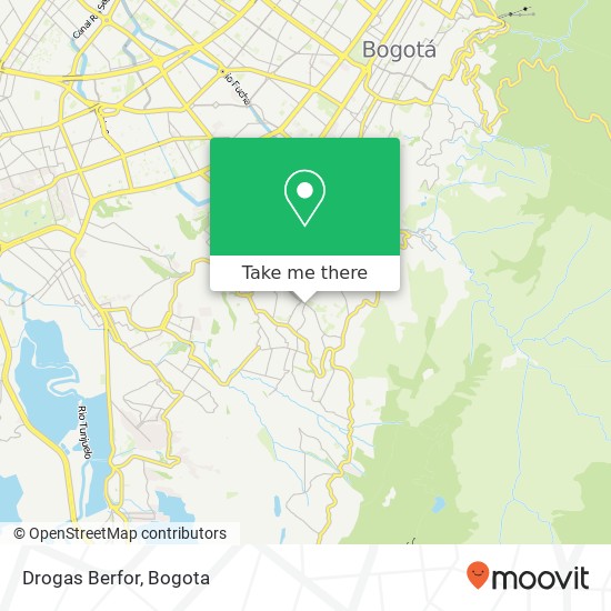 Drogas Berfor map