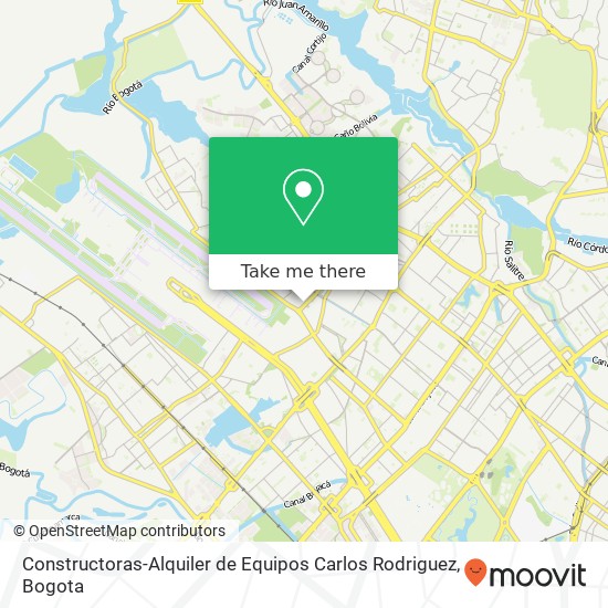Constructoras-Alquiler de Equipos Carlos Rodriguez map