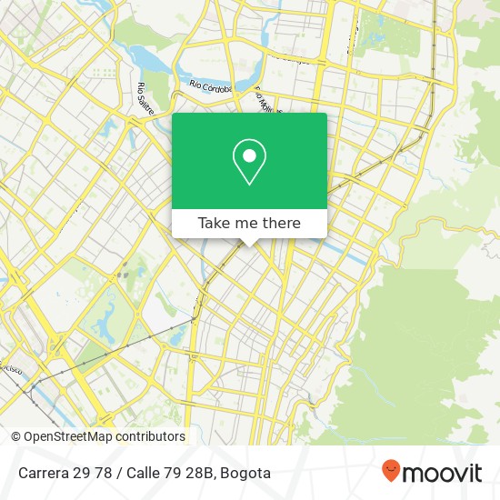 Mapa de Carrera 29 78 / Calle 79 28B