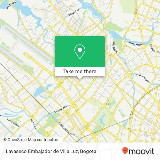 Lavaseco Embajador de Villa Luz map