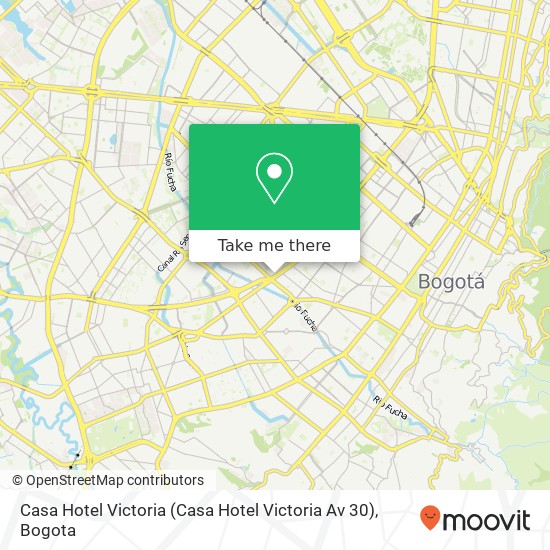 Casa Hotel Victoria (Casa Hotel Victoria Av 30) map