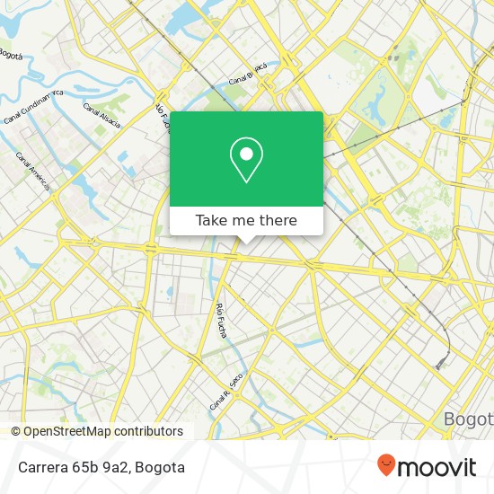 Mapa de Carrera 65b 9a2