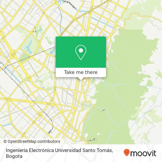 Ingeniería Electrónica Universidad Santo Tomás map