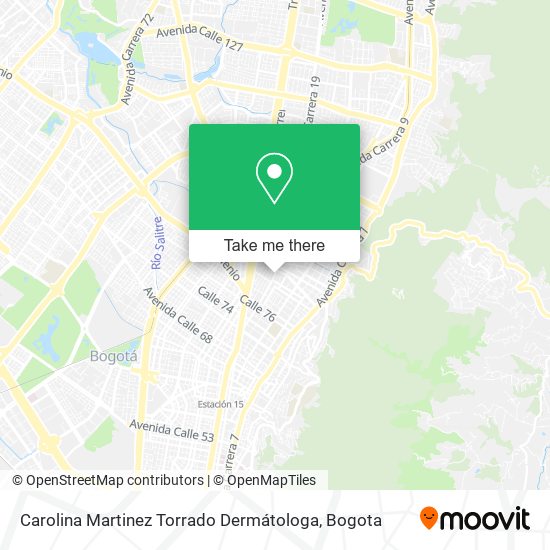 Mapa de Carolina Martinez Torrado Dermátologa