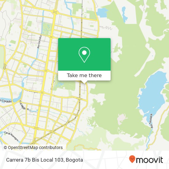Mapa de Carrera 7b Bis Local 103