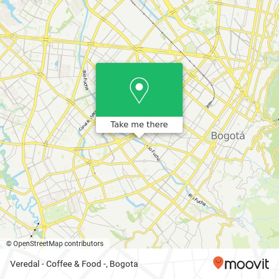 Veredal - Coffee & Food - map
