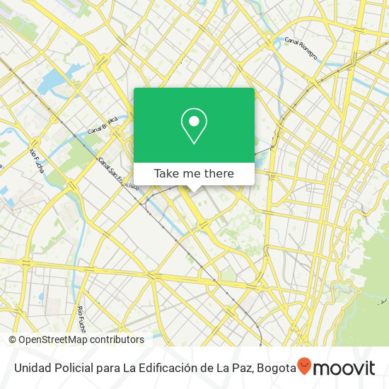 Mapa de Unidad Policial para La Edificación de La Paz