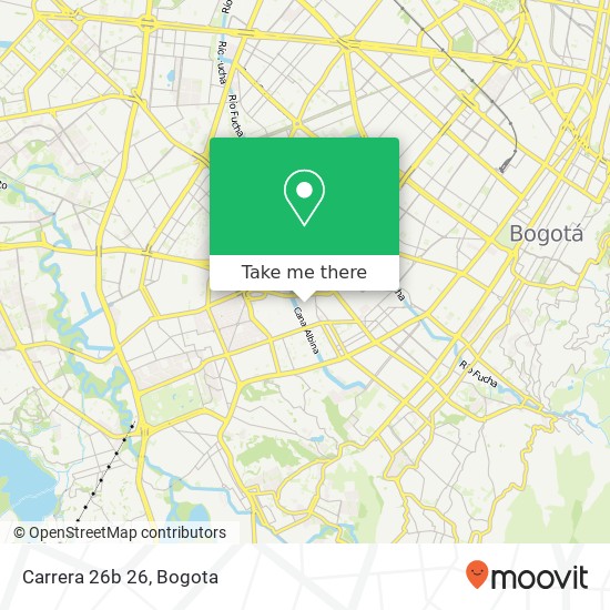 Mapa de Carrera 26b 26
