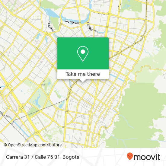 Carrera 31 / Calle 75 31 map
