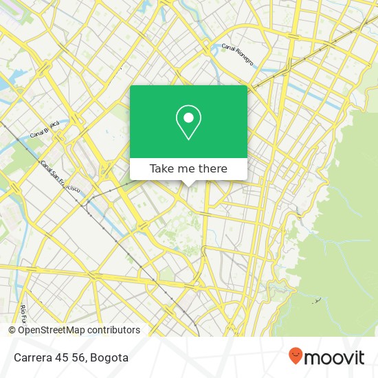 Mapa de Carrera 45 56