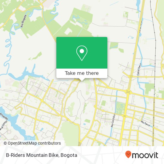 B-Riders Mountain Bike map