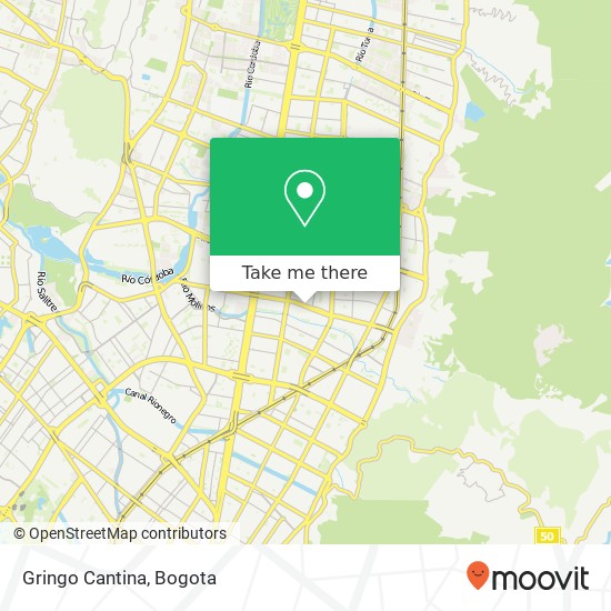 Gringo Cantina map