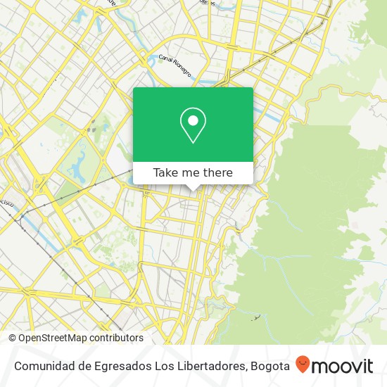 Comunidad de Egresados Los Libertadores map