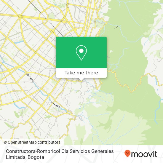 Mapa de Constructora-Rompricol Cia Servicios Generales Limitada