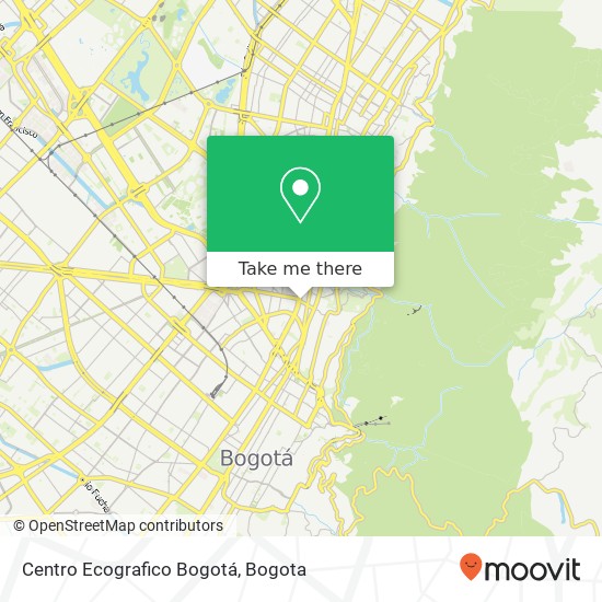 Centro Ecografico Bogotá map