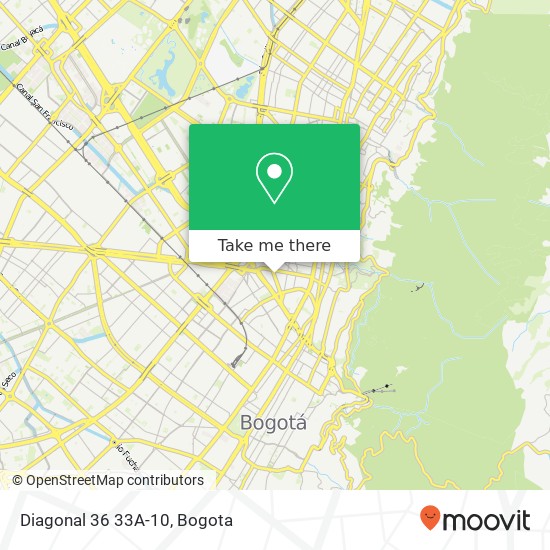 Mapa de Diagonal 36 33A-10